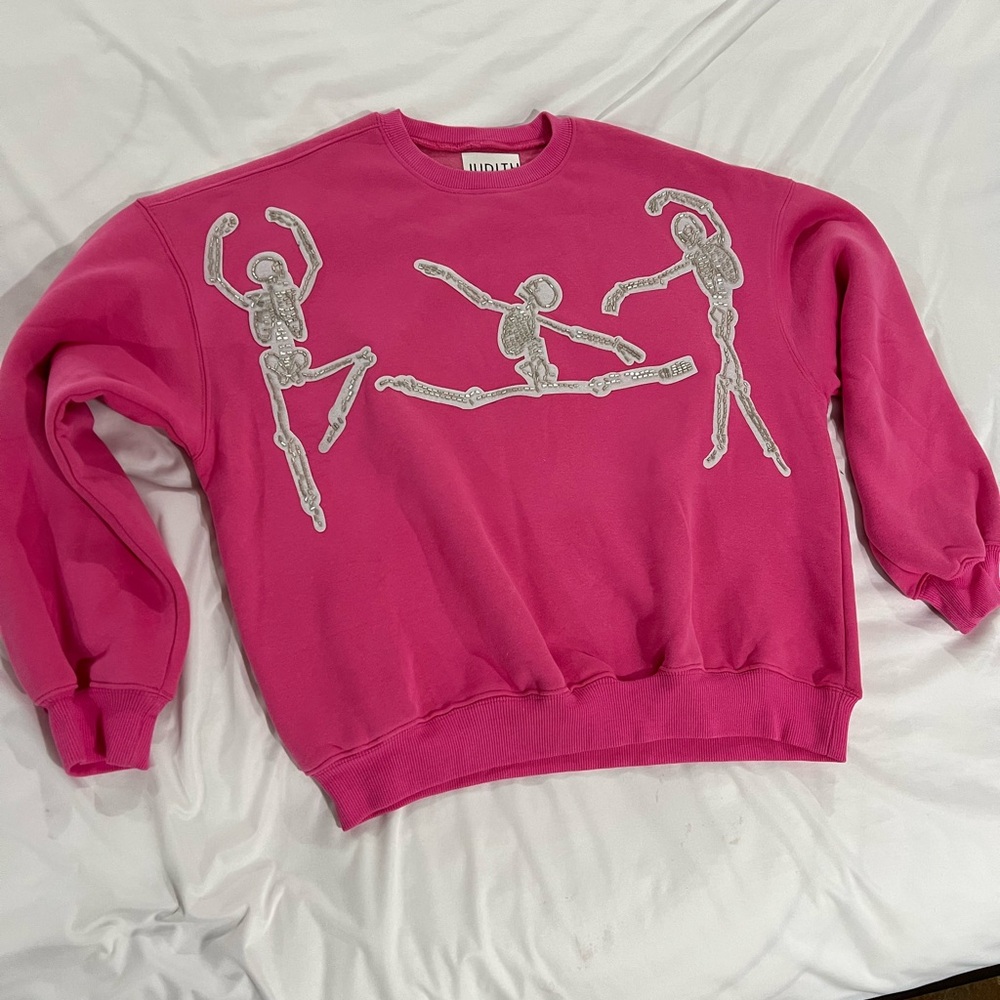 Judith March Pink Halloween Sweatshirt
